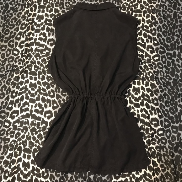 Buffalo Black Cinched Waist Vest Size L - Picture 8 of 8